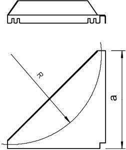 Вставка угловая R500 оцинк. LEB 50 DD OBO 6221259