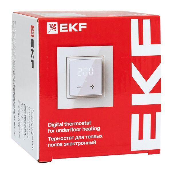 Термостат для теплых полов электронный 16А 230В бел. EKF ett-10