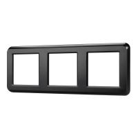Рамка пластиковая FRM-VERSA-PL-3-BK Arlight 043784