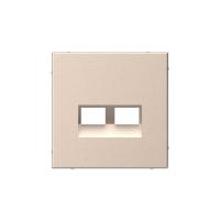 Накладка двойная ArtGallery для информационных функций типа Keystone песочн. SE GAL001290