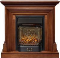 Royal Flame Каминокомплект Bradford - Орех с очагом Majestic FX M Black RC