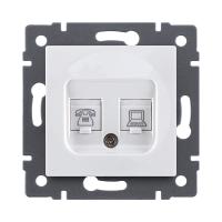 Розетка KOLLINGER REA-011WH