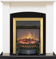 Royal Flame Каминокомплект Baltimore - Слоновая кость, черный с очагом Fobos FX M Brass