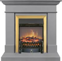 Royal Flame Каминокомплект California STD CRM (Разборный) - Санд грей с очагом Fobos FX M Brass