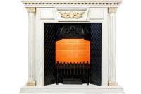 Dimplex Портал Dimplex Olympia - Белый дуб, патина с золотом / Кирпич