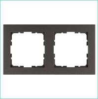 Рамка 2-м G-Classic мокко Jasmart G1002Z