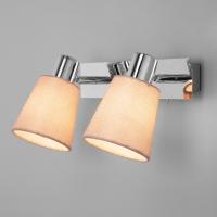 Спот Eurosvet 20080/2 хром/бежевый
