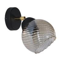 Светильник "Кристаль" 511 (плафон 8633) НББ 01-60-176 Е27 (ИМ) настенный черн. муар Элетех 1005405261