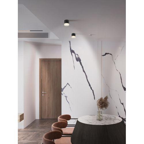 Светильник OL37 BK GX53 IP20 настенно-потолочный спот черн. ЭРА Б0056384