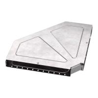 Угол горизонтальный внутренний 90град. 600х80 с крышкой Стандарт Промрукав PR16.0629