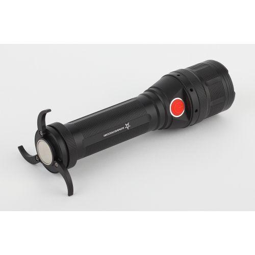 Фонарь светодиодный Армия России Буря MB-902 ручной с диммером регулир. фокус элементы питания 4xAA встроен. светильник Эра Б0036612