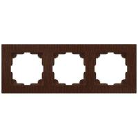 Рамка 3-м СП Accent 6-503-10 венге Intro Б0063794