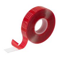 Лента клейкая двухсторонняя прозрачная, на VHB акриловой основе, 20 мм х 5 м REXANT