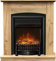 Royal Flame Каминокомплект Barcelona (разборный) - Дуб золотой с очагом Fobos FX M Black RC