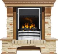 Dimplex Каминокомплект Pierre Luxe - Дуб / Сланец с очагом Flagstaff