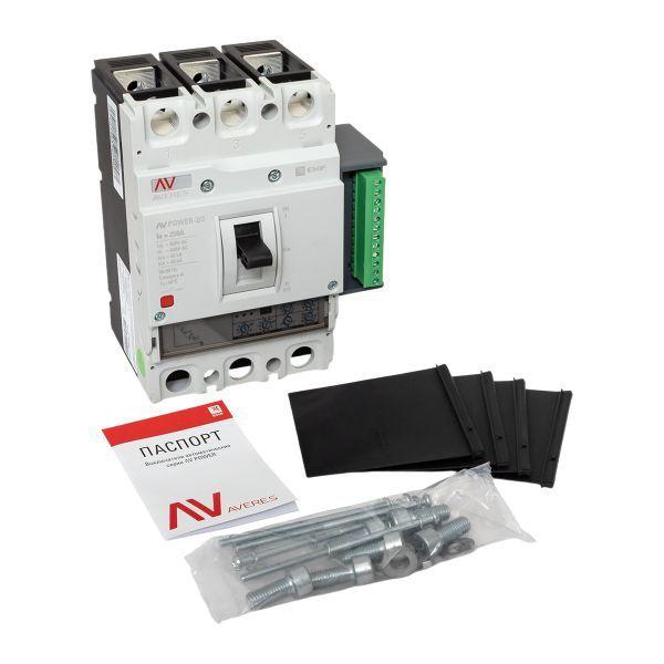 Выключатель автоматический 3п 250А 50кА AV POWER-2/3 ETU2.2 AVERES EKF mccb-23-250-2.2-av