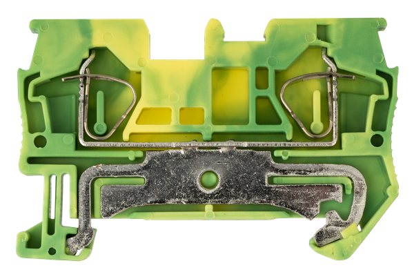 Колодка клеммная ST-2.5 земля пружинная EKF plc-jxb-st-2.5-pen