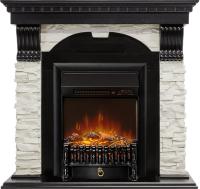 Royal Flame Каминокомплект Dublin - Венге / Сланец белый с очагом Fobos FX M Black RC