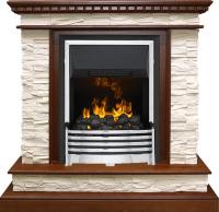 Dimplex Каминокомплект Calgary - Дуб / Сланец беженый с очагом Flagstaff