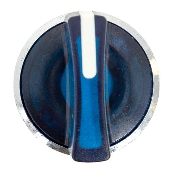 Механизм переключателя исполнительный ХB4 син. на 2 положения с фиксацией с подсветкой с короткой ручкой IP65 EKF XB4BD2FL-B-65