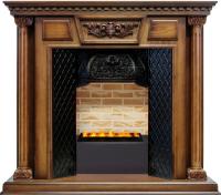 Dimplex Каминокомплект Olympia - Дуб антик / Кирпич с очагом Cassette 400 LNH-INT PS (без дров)