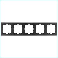 Рамка 5-м G-Classic антрацит Jasmart G1005B