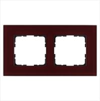 Рамка 2-м G-Glass стекло гранат. JasmartG1002GH