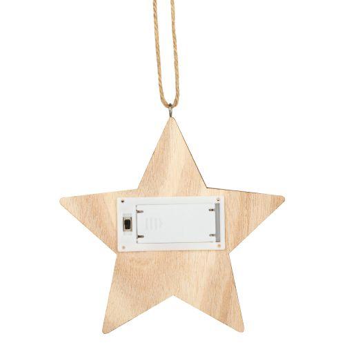 Светильник светодиодный новогодний Звездочка подвесной 15см 2хАА ENGDS-4L Эра Б0060478