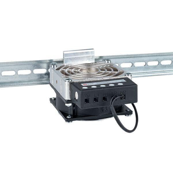 Обогреватель на DIN-рейку с вентилятором 300Вт 230В IP20 Quardo PROxima EKF heater-vent-q-300-20