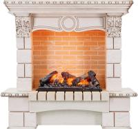 Dimplex Каминокомплект Pierre Luxe угловой - Слоновая кость / Шампань с очагом Cassette 600 NH