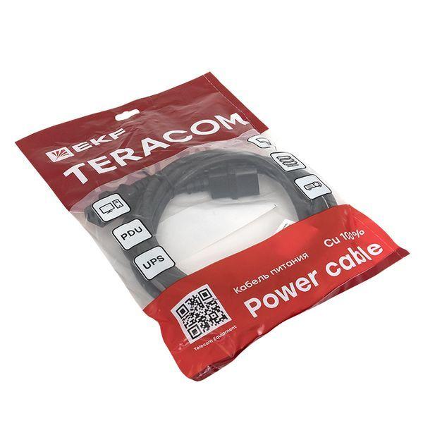 Кабель питания TERACOM для PDU C13 - C14 сеч. 3х1.5кв.мм 250В 10А 3.0м EKF TRC-PCA-C13-C14-3M