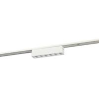 Светильник светодиодный трековый TRM-S5-2-6W4K-WH 6Вт 4000К с направленным светом для тонкого магнитного шинопровода бел. Эра Б0059043
