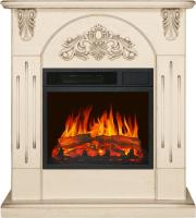 Royal Flame Каминокомплект Chester Wood - Алебастр темная патина с очагом Vision 18 LED FX