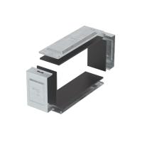 Комплект для обеспечения степени защиты IP44 в местах соединения секций лотков 500х80 цинк-ламель DKC SIP00850HDZL