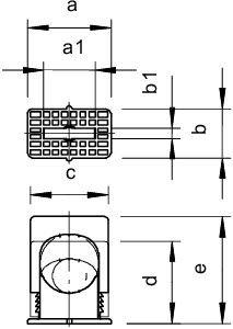 Скоба крепежная d14-24мм 3051 LGR OBO 2101033