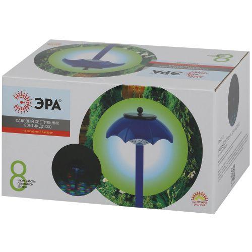 Светильник светодиодный садовый ERASF22-53 "Зонтик Диско" 1LED 32см уличный на солнечн. батарее Эра Б0057654