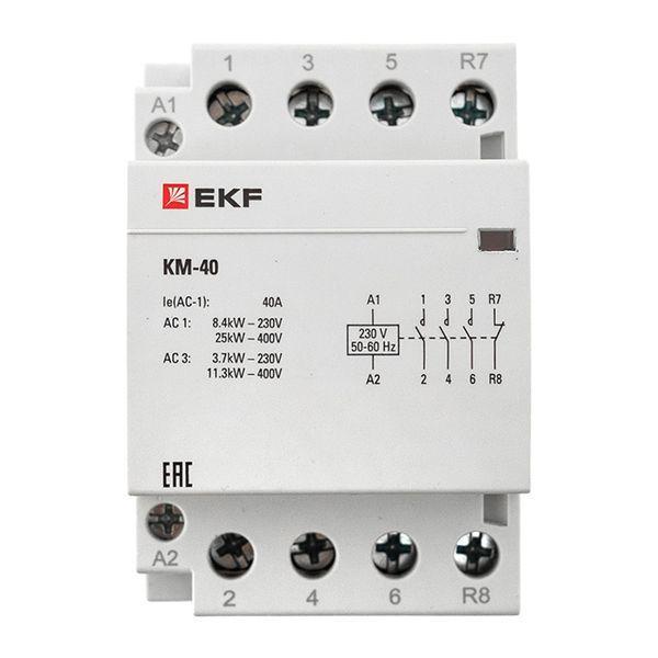 Контактор модульный КМ 40А 3NО+NC (3 мод.) EKF km-3-40-31