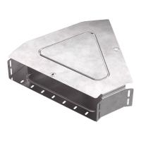 Угол горизонтальный 45град. 400х100 с крышкой Стандарт Промрукав PR16.0615