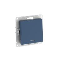 Выключатель 1-кл. AtlasDesign (сх. 1а) 10AX с подсветкой быстрозажим. клем. механизм аквамарин SE ATN001113S