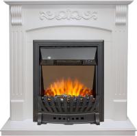 Royal Flame Каминокомплект Sorrento угловой - Белый дуб с очагом Aspen Black