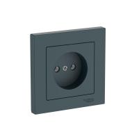 Розетка AtlasDesign 16А без заземл. быстрозажим. клем. в сборе изумруд SE ATN000840S