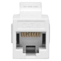 Адаптер проходной Keystone RJ45-RJ45 кат.6 неэкранир. бел. TERACOM PRO EKF TRP-INLC-KSTN-6UTP-WH