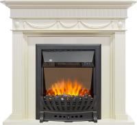 Royal Flame Каминокомплект Corfu - Слоновая кость с очагом Aspen Black