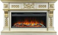 Royal Flame Каминокомплект Corsica - Слоновая кость с патиной (Ширина 1500 мм) с очагом Vision 42 LOG LED