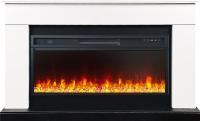 Royal Flame Каминокомплект Bergen (Разборный) - Белый с черным (Ширина 1370 мм) с очагом Vision 42 LED