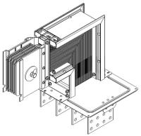 Секция фланцевая вверх Тип2 1000А Al 3L+N+PER НК IP55 тран. IEK LB-1000A4-25-F-FU2