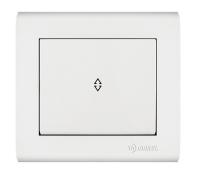 Выключатель проходной 1-кл. Manolya бел. Makel 41001005