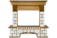 Royal Flame Портал Royal Flame Pierre Luxe - Белый / Дуб