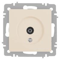 Розетка телевизионная одиночная TV СП Accent 6-301-02 IP20 сл. кость Intro Б0063605