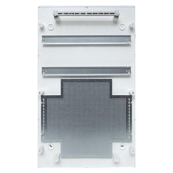 Щит комбинированный Unix 2х18мод. + 1 монтаж. плата 4 габарит IP41 бел. дверь PROxima EKF ux-2x18+1m-nw